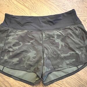 lululemon athletica camouflage 4” Speed Up Athletic Shorts